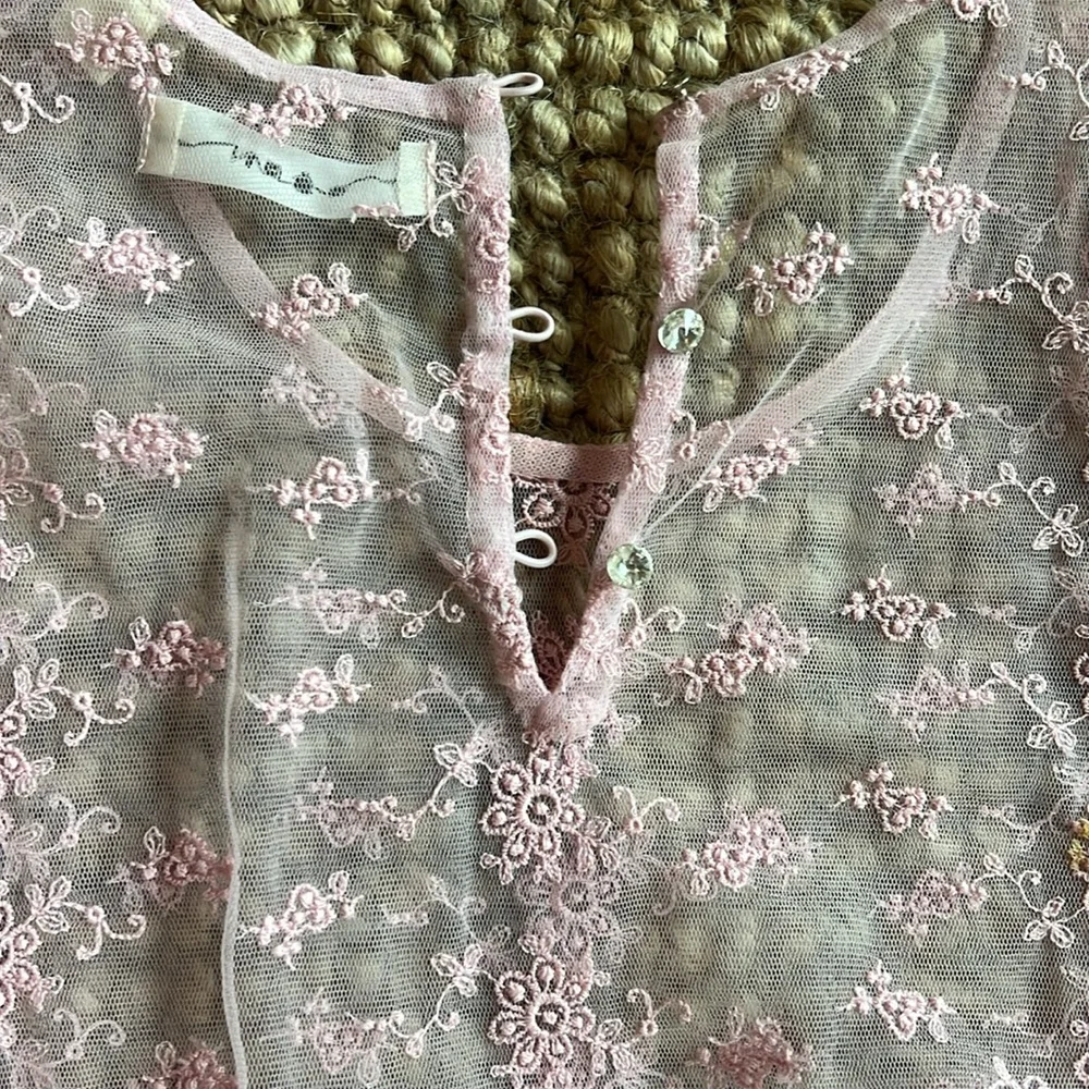 Doen Pink Lace Maxi Dress - Picture 5 of 8